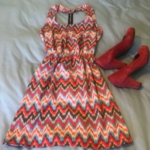 Miami summer dress with full length back zipper